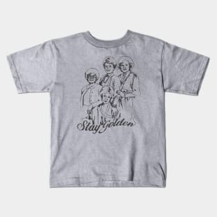 Stay Golden Retro Kids T-Shirt